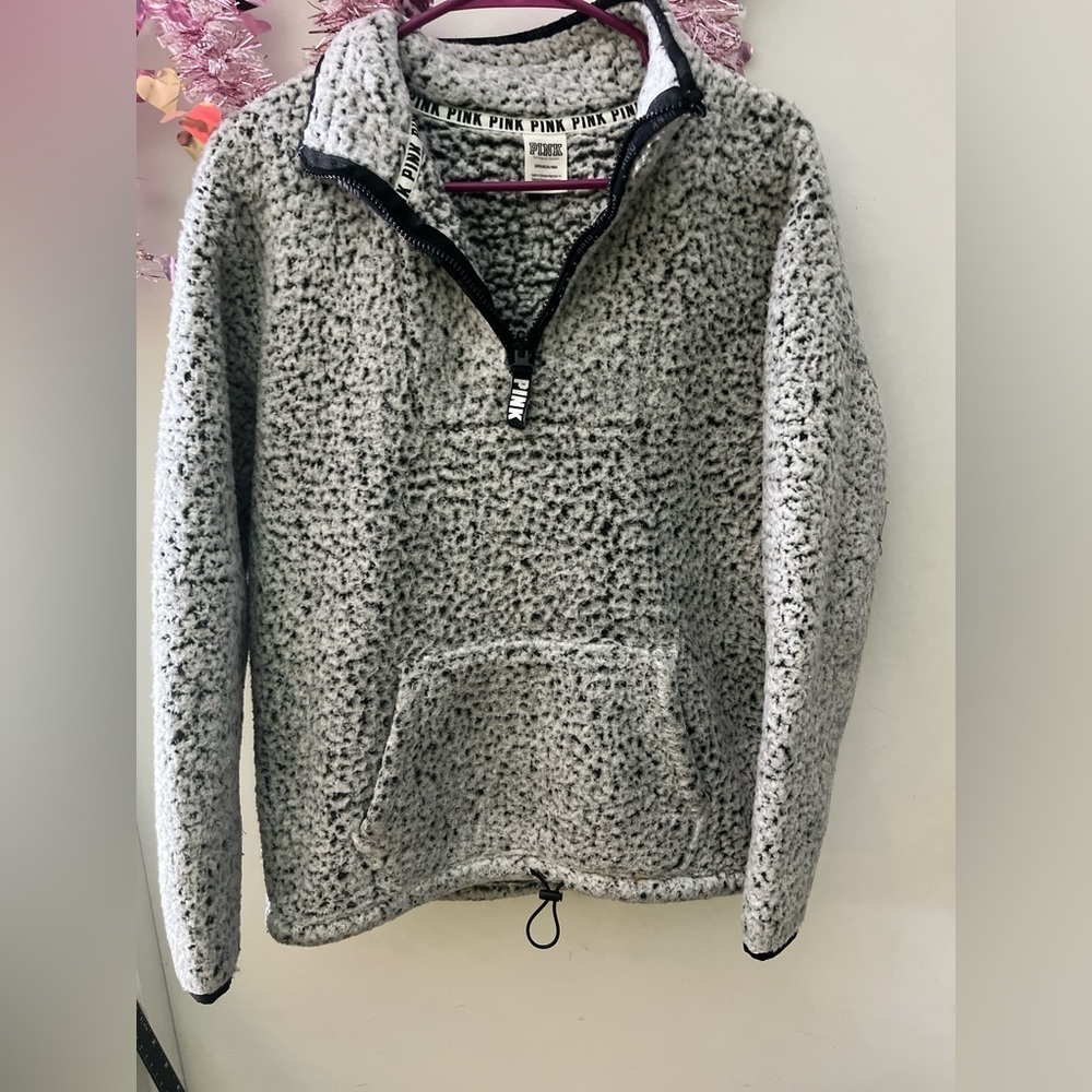 PINK Victoria's Secret fluffy pullover sweatshirt